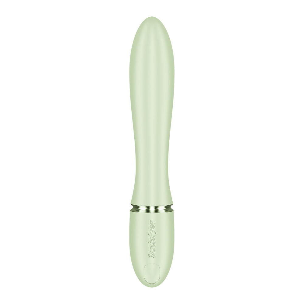 Satisfyer Pearl Bunny 2 - Light Green - Light Green 21.5 cm USB-C Rechargeable Rabbit Vibrator - 4082820