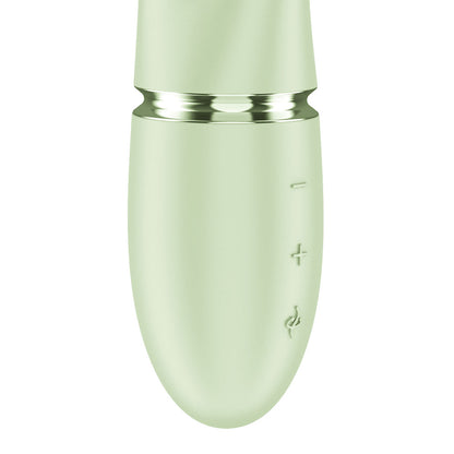 Satisfyer Pearl Bunny 2 - Light Green - Light Green 21.5 cm USB-C Rechargeable Rabbit Vibrator - 4082820