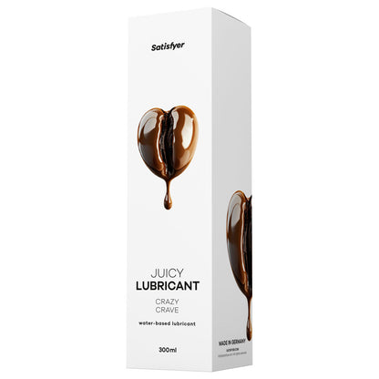 Satisfyer Juicy Lubricant 300 ml Crazy Crave - Coffee Scented Water Based Lubricant - 300 ml Bottle-4082936