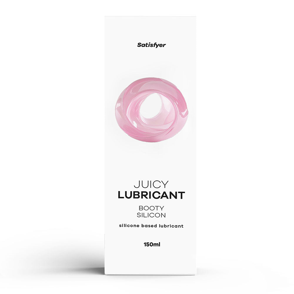 Satisfyer Juicy Lubricant 150 ml Booty Silicone - Silicone Based Anal Lubricant - 150 ml Bottle-4083025