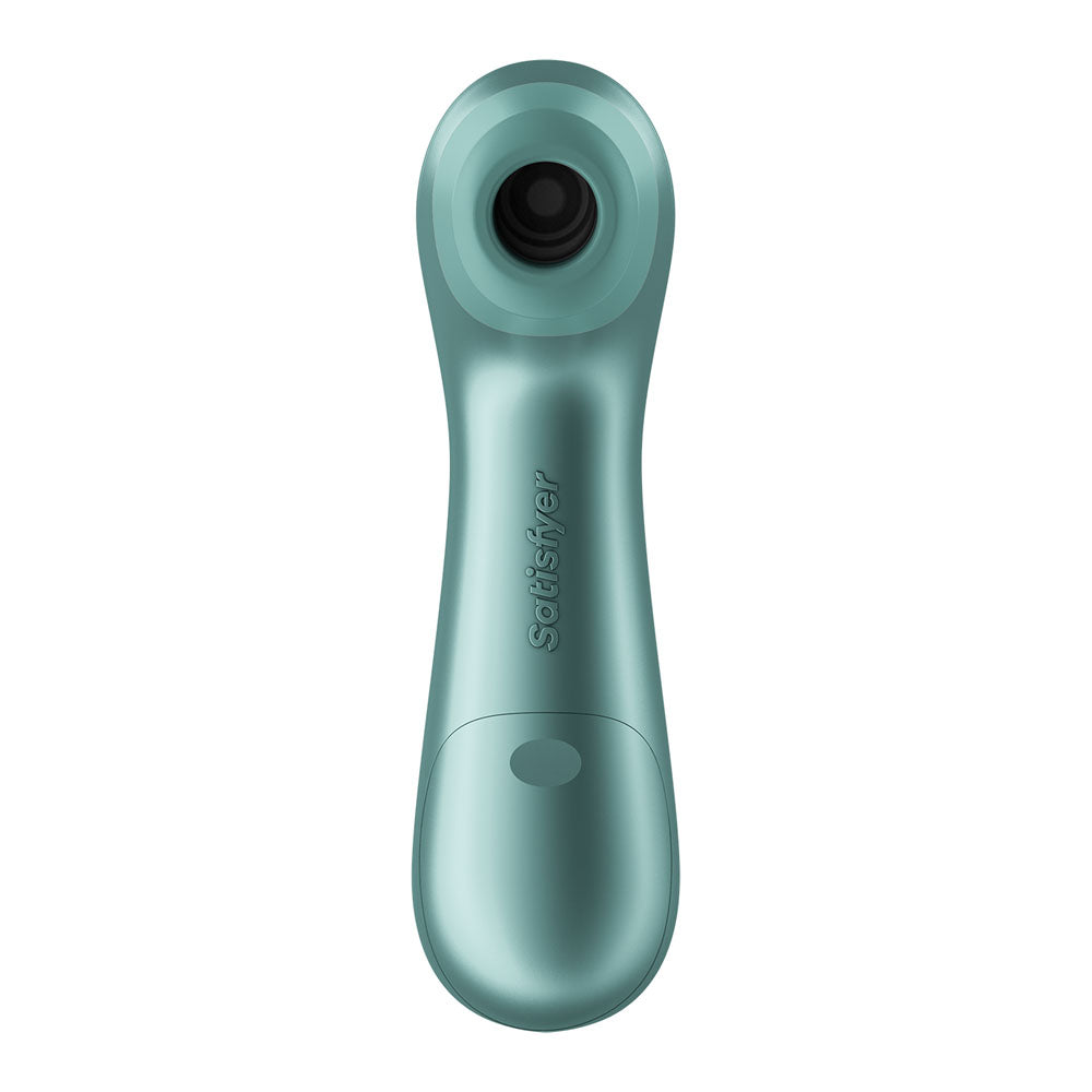 Satisfyer Pro 2+ Battery Series - Mint Green Air Pulse Clitoral Stimulator with Vibration - 4083582