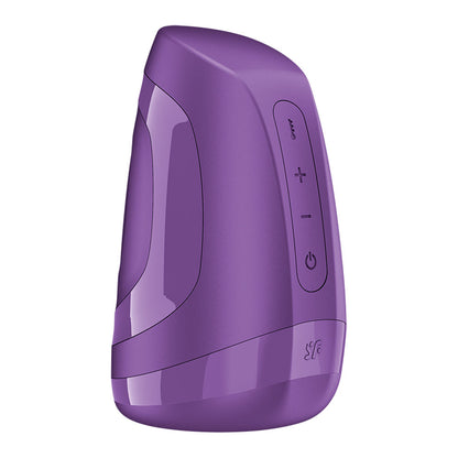 Satisfyer Men Heat Vibration - Battery Series - Purple Heating and Vibrating Masturbator - 4083803