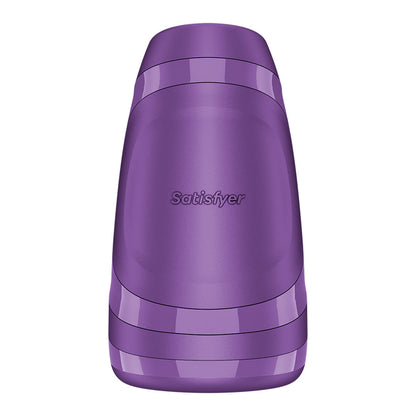 Satisfyer Men Heat Vibration - Battery Series - Purple Heating and Vibrating Masturbator - 4083803