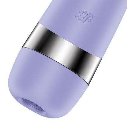 Satisfyer Pro 3+ Purple - Purple USB-Rechargeable Air Pulse Clitoral Stimulator with Vibration - 4083810