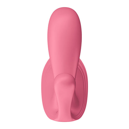 Satisfyer Top Secret+ Raspberry - Pink USB Rechargeable Wearable Vibrator with App Control - 4083872