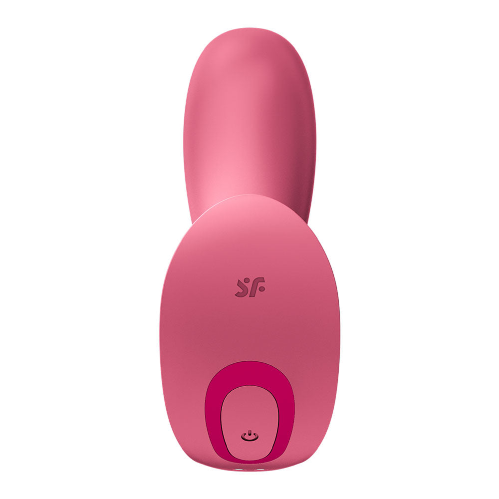 Satisfyer Top Secret+ Raspberry - Pink USB Rechargeable Wearable Vibrator with App Control - 4083872