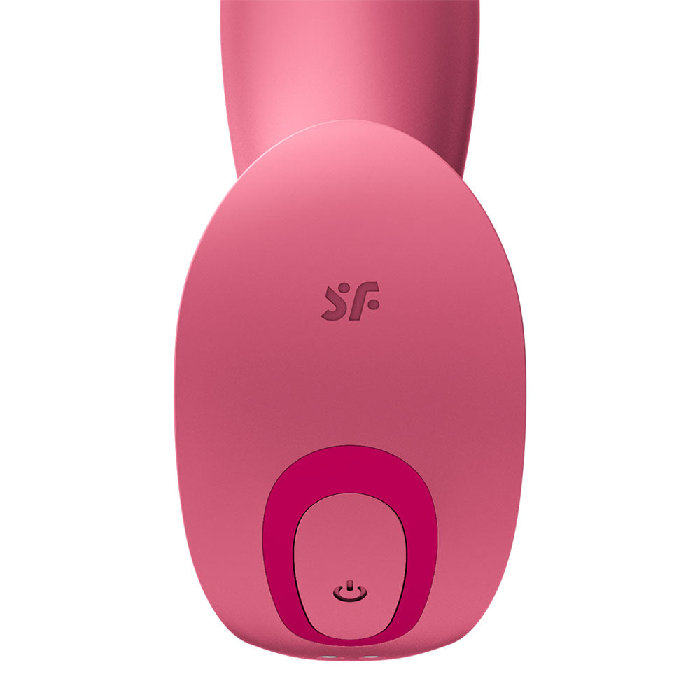 Satisfyer Top Secret+ Raspberry - Pink USB Rechargeable Wearable Vibrator with App Control - 4083872