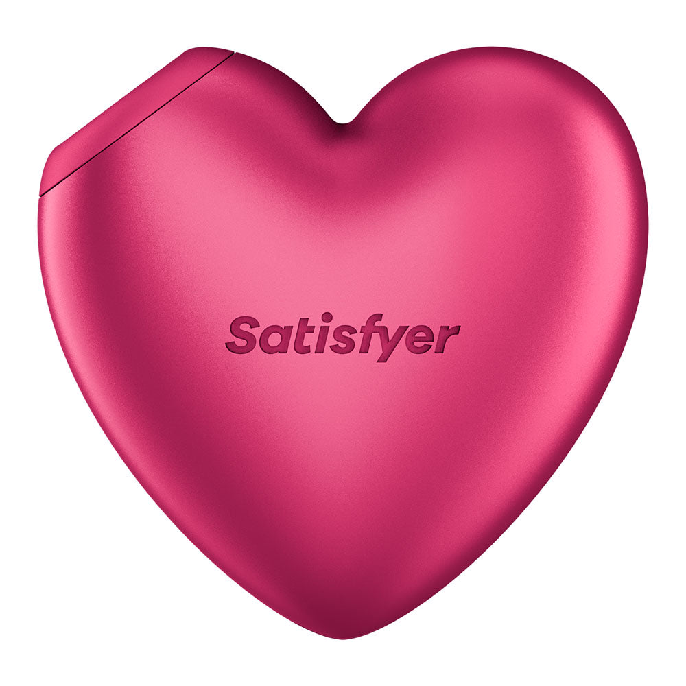 Satisfyer Cutie Heart - Battery Operated - Pink Air Pulsation Stimulator with Vibration - 4083933