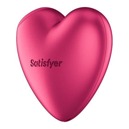 Satisfyer Cutie Heart - Battery Operated - Pink Air Pulsation Stimulator with Vibration - 4083933