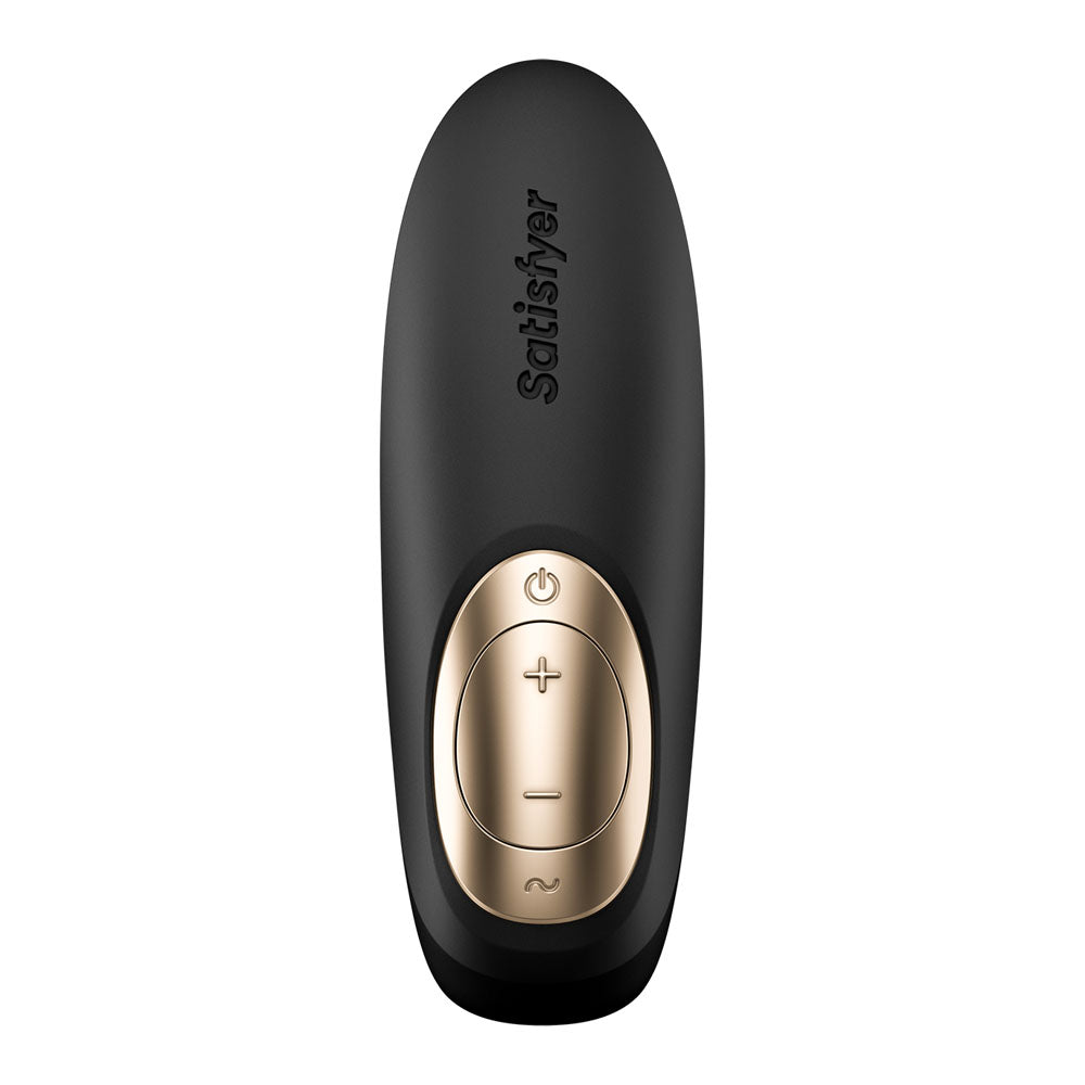 Satisfyer Pro 4 Couples - Battery Series - Black U-Shaped Couples Vibe with Air Pulsation - 4084022