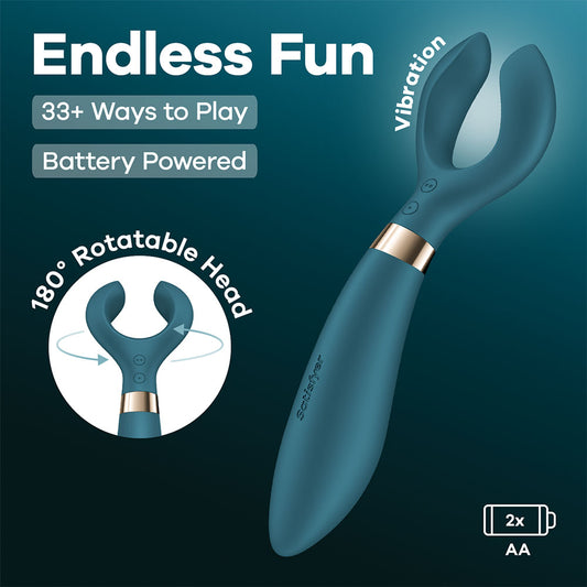 Satisfyer Endless Fun - Battery Series - Green 23.5 cm Stimulator - 4084046