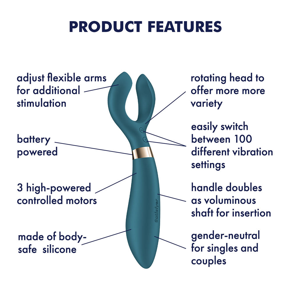 Satisfyer Endless Fun - Battery Series - Green 23.5 cm Stimulator - 4084046