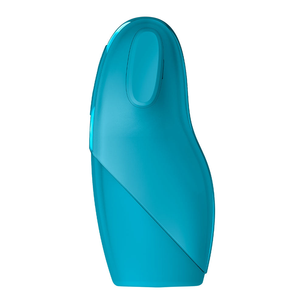 Satisfyer Men Vibration - Battery Series - Blue Vibrating Masturbator - 4084091