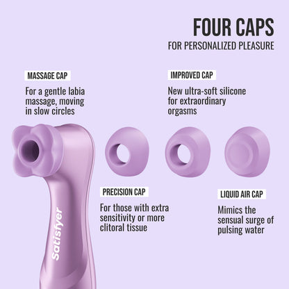 Satisfyer Pro 2 Generation 4 - Amethyst - Amethyst Touch-Free USB-C Rechargeable Clitoral Stimulator with App Control - 4095417