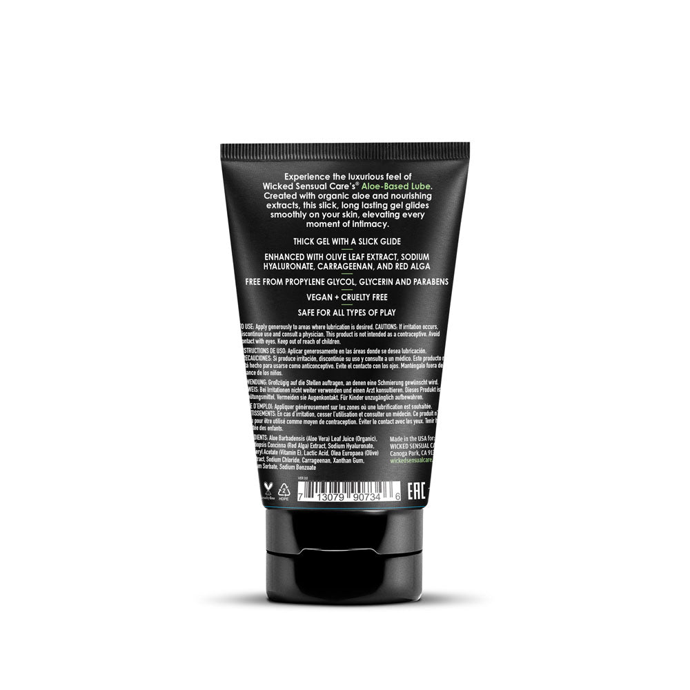 Wicked ALOE - Aloe Vera Based Lubricant - 120 ml Tube - 90734