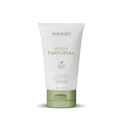 Wicked Simply Natural - Water Based Lubricant - 120 ml (4 oz) Bottle - 91404