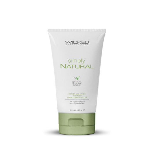 Wicked Simply Natural - Water Based Lubricant - 120 ml (4 oz) Bottle - 91404