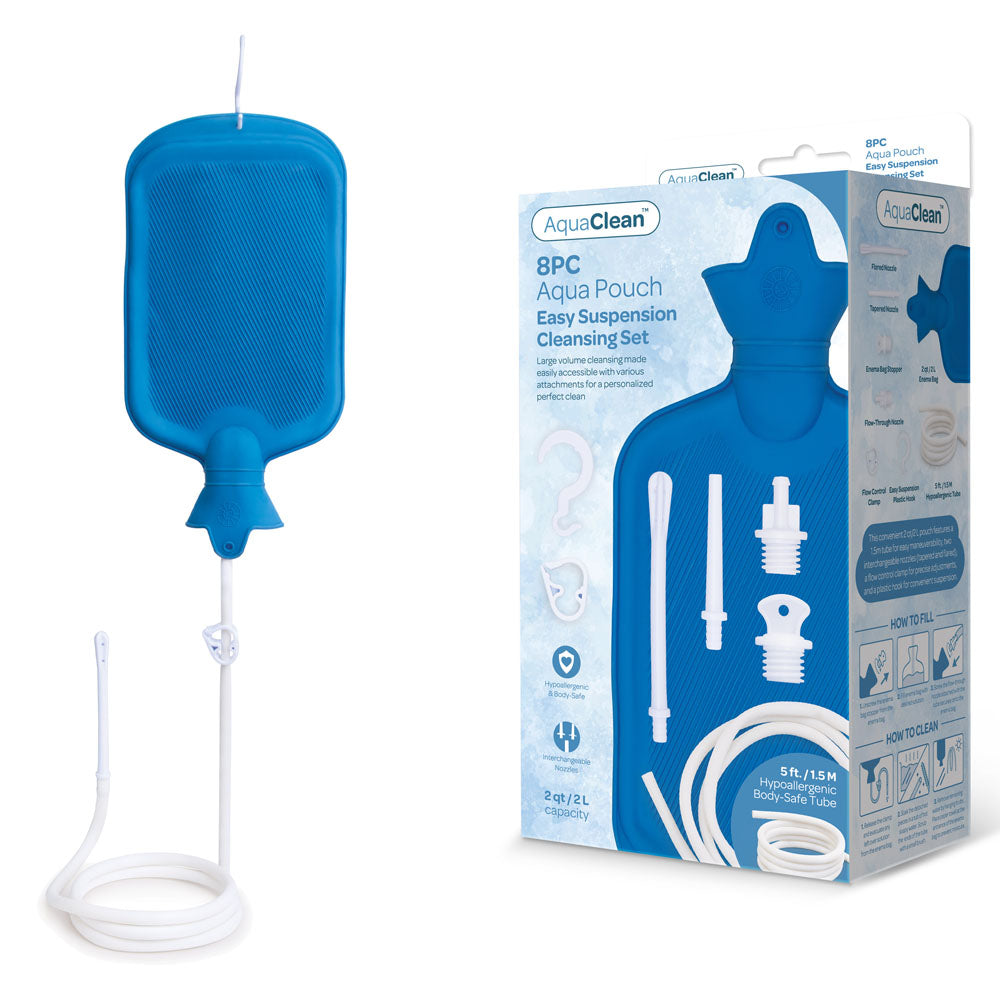 AquaClean 8PC Aqua Pouch - Easy Suspension Cleaning Set - 8 Piece Kit - AC118