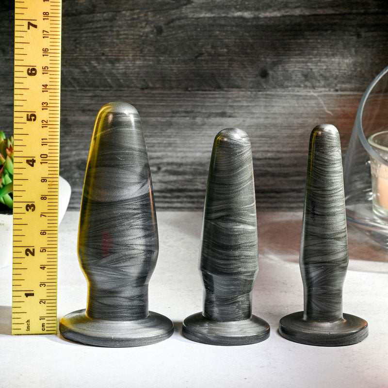 Galaxy-Finished PVC Anal Plug Set for Ultimate Pleasure Sex Toys Melbourne Galaxy-Finished PVC Anal Plug Set for Ultimate Pleasure Sex Toys Melbourne