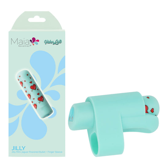 Maia JILLY - Teal - Teal USB Rechargeable Powerful Finger Stimulator - AF-MA24-16