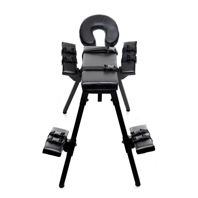 Master Series Obedience Extreme Sex Bench - Black Bondage Furniture-AF514