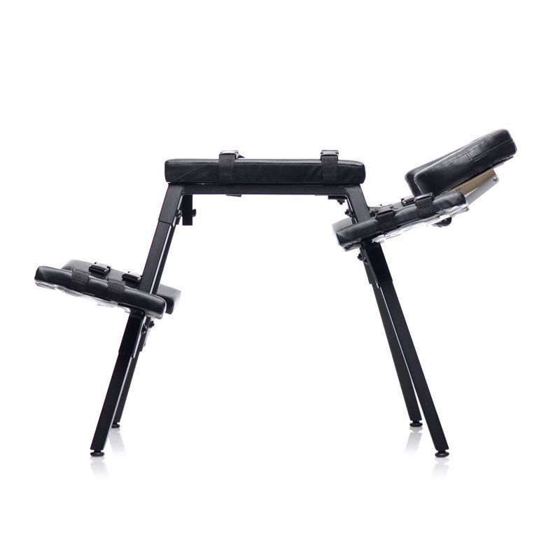 Master Series Obedience Extreme Sex Bench - Black Bondage Furniture-AF514