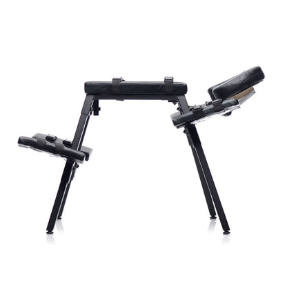 Master Series Obedience Extreme Sex Bench - Black Bondage Furniture-AF514