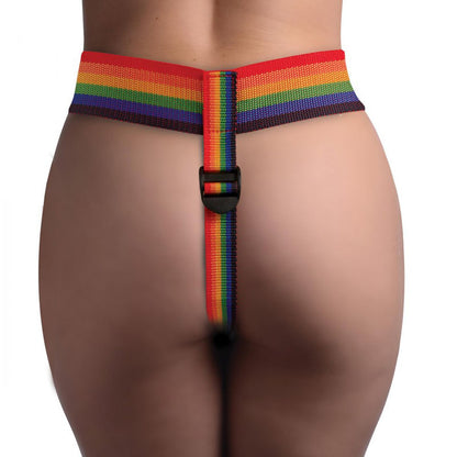 Strap-U Take the Rainbow - Rainbow Universal Strap-On Harness (No Probe Included)-AG996