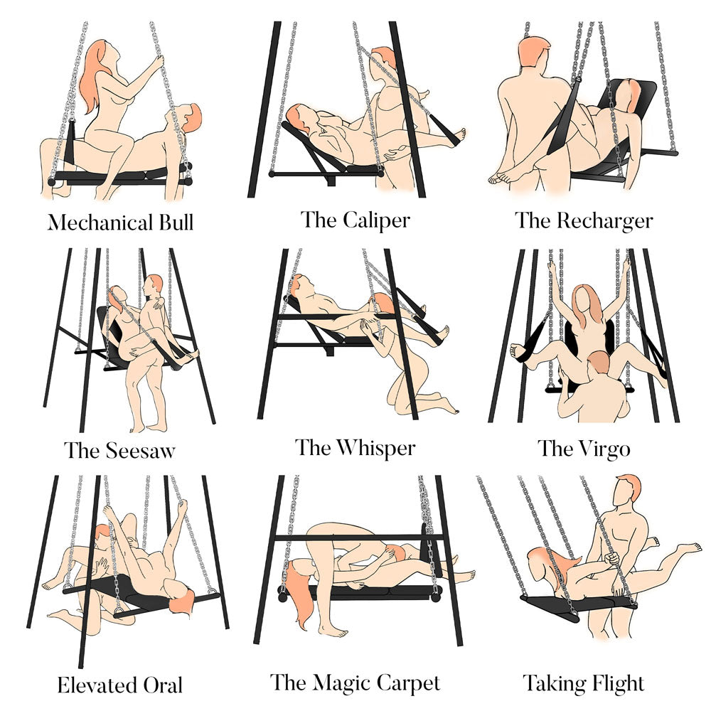 Master Series Throne - Adjustable Sex Sling with Stand-AH175