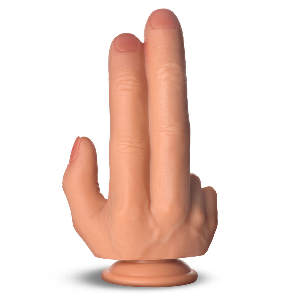 Master Series The Shocker - Flesh 20.8 cm Finger Dildo-AH780