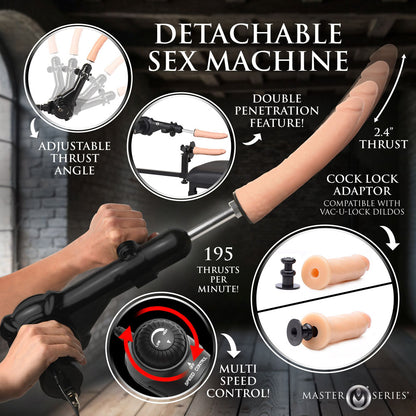Master Series Breed Master - Breeding Restraint Stand with Sex Machine - AH791