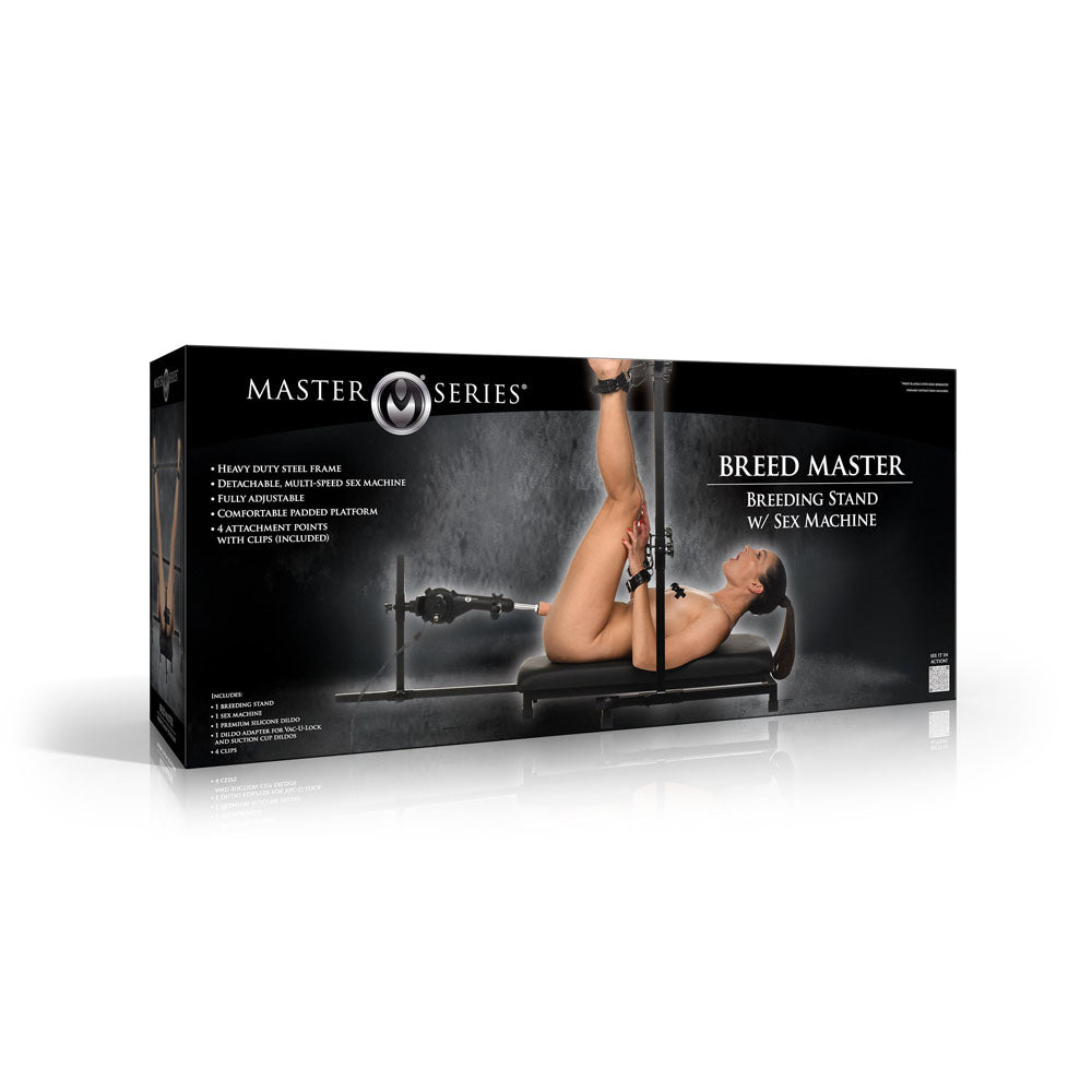 Master Series Breed Master - Breeding Restraint Stand with Sex Machine - AH791