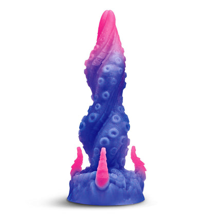 Creature Cocks Krakenar - Purple/Pink 19.8 cm Silicone Tentacle Fantasy Dildo - AH894