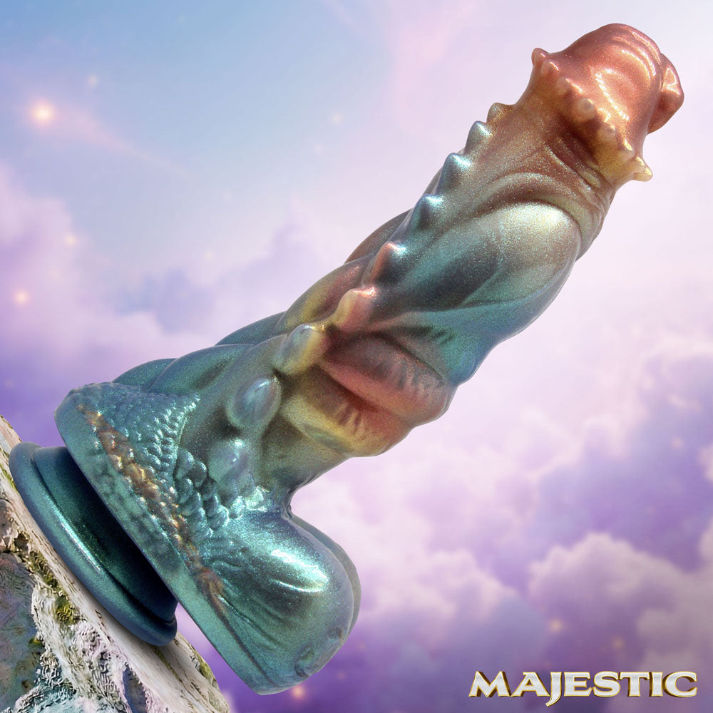 Majestic Seraphina - Opal 22.6 cm Dragon Fantasy Dildo - AH940