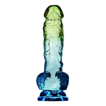 Adam & Eve SENSUAL SEASIDE 8.5 Dildo - Blue/Green 21.5 cm 