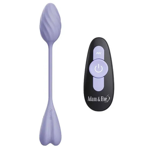Adam & Eve SPIRAL LOVE Wearable Egg - Purple USB Rechargeable Wearable Vibrating Egg with Wireless remote