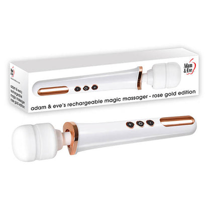 Adam & Eve Rechargeable Magic Massager - Rose Gold/White 33 cm USB Rechargeable Massager Wand-B752 1000