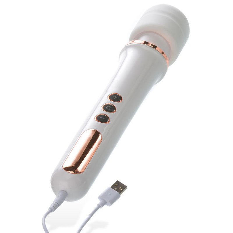 Adam & Eve Rechargeable Magic Massager - Rose Gold/White 33 cm USB Rechargeable Massager Wand-B752 1000