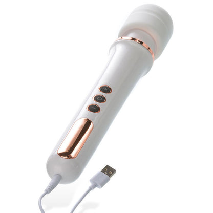 Adam & Eve Rechargeable Magic Massager - Rose Gold/White 33 cm USB Rechargeable Massager Wand-B752 1000