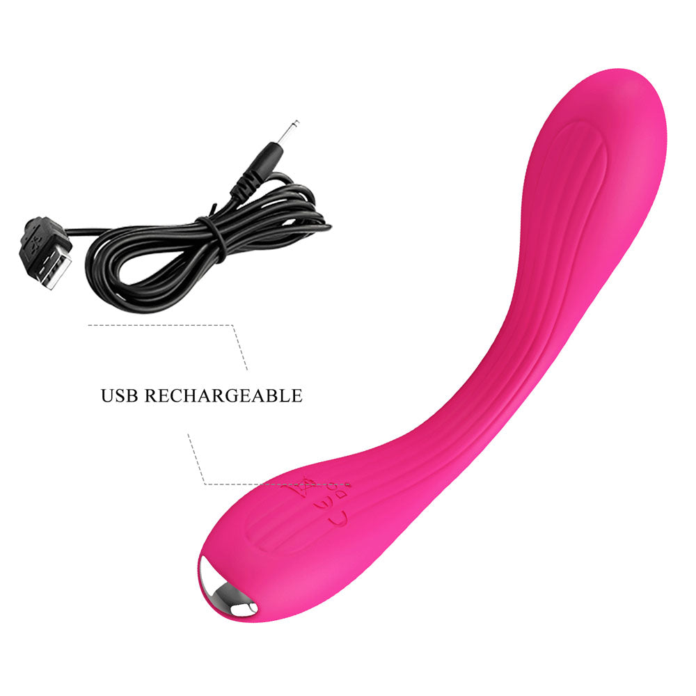 Party Up FRANK Bendable Vibe - Pink - Pink 17.1 cm Bendable Vibrator-BI-014710-1-PU