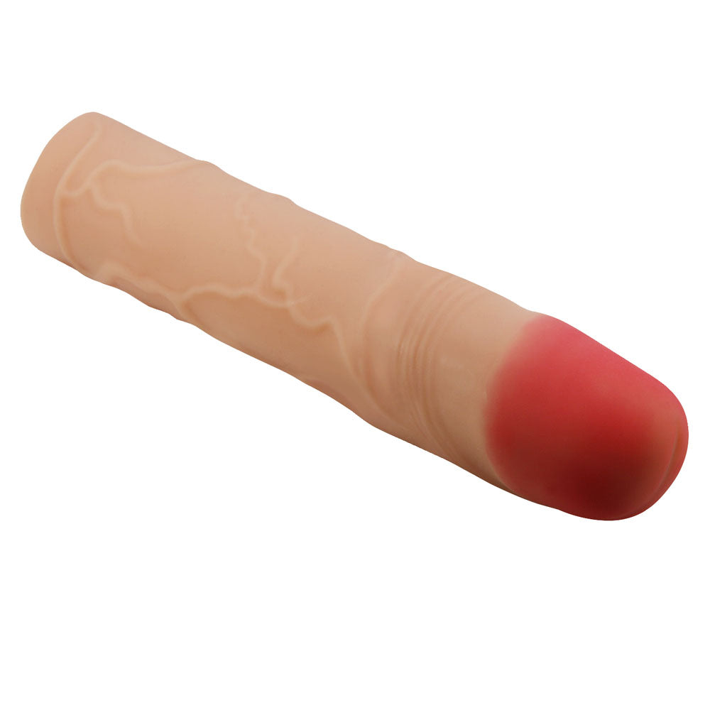 Party Up PHILIP 3 Inch Extender Sleeve - Flesh 3 Inch Penis Extender Sleeve-BI-026257-PU