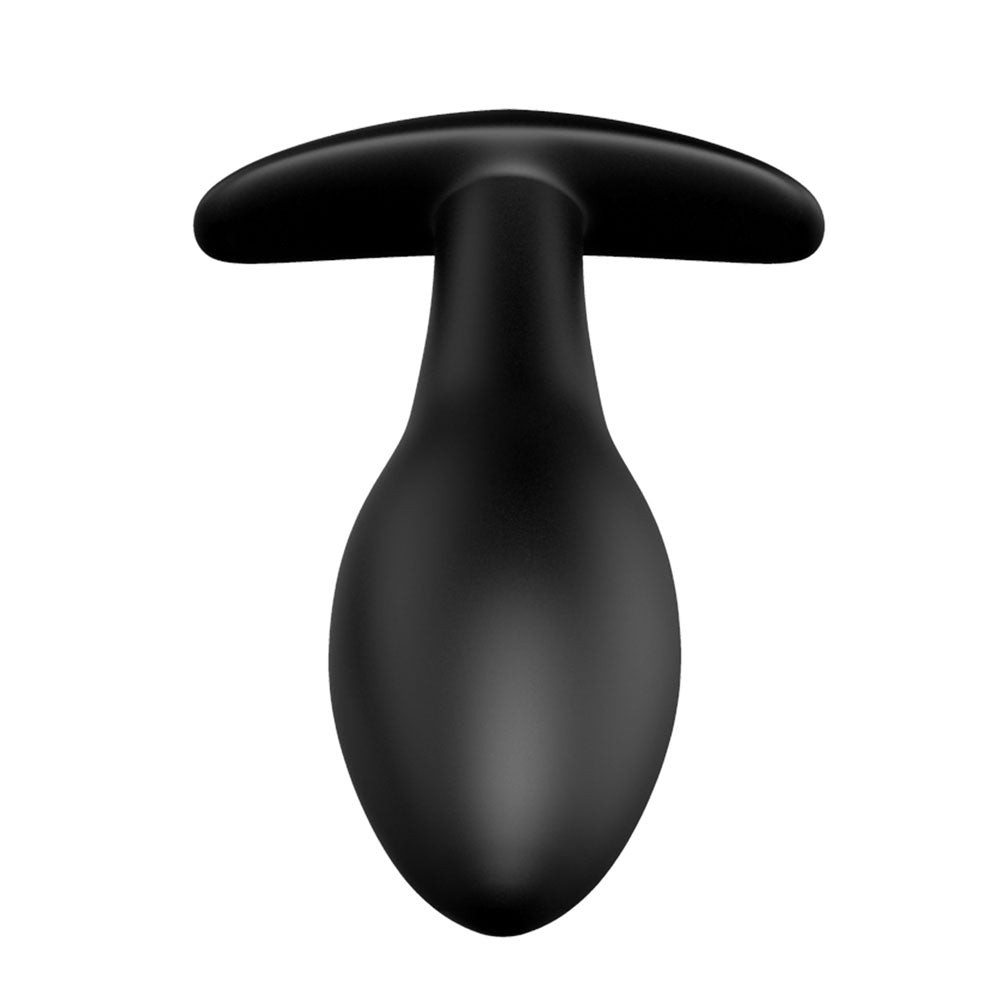 Party Up JEFF Silicone Plug - Black 8.5 cm Butt Plug-BI-040038N-PU
