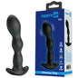 Party Up JIM Vibrating Plug - Black 14.5 cm USB Rechargeable Vibrating Butt Plug-BI-040068-PU