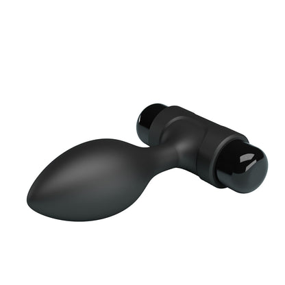 Party Up KEN Vibrating Butt Plug - Black 8.6 cm Vibrating Butt Plug-BI-040077-PU