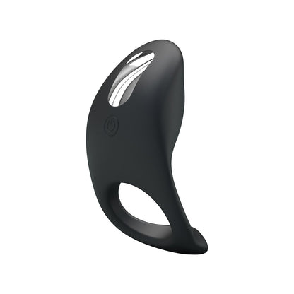 Party Up KING Rechargeable Cock Ring - Black USB Rechargeable Cock Ring-BI-210162-PU