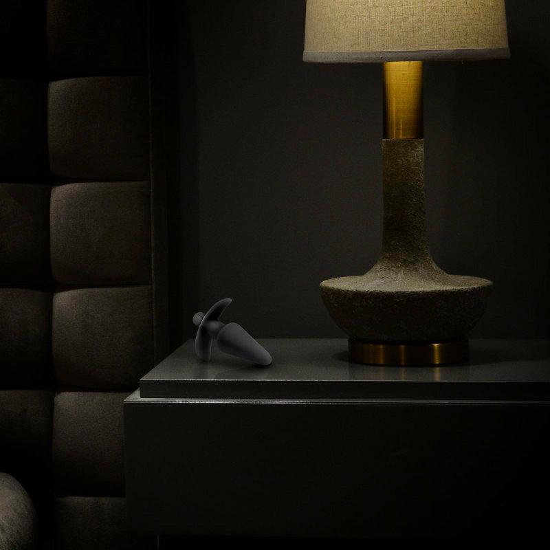 Anal Adventures Platinum Vibrating Plug - Black 12.7 cm (5) Vibrating Butt Plug-BL-10595