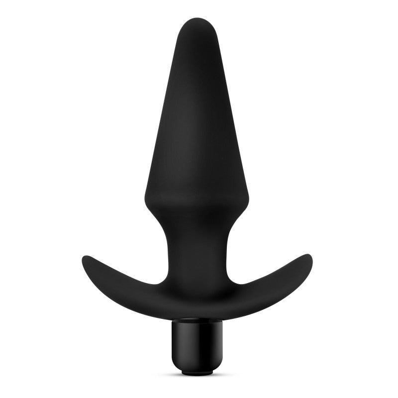 Anal Adventures Platinum Vibrating Plug - Black 12.7 cm (5) Vibrating Butt Plug-BL-10595