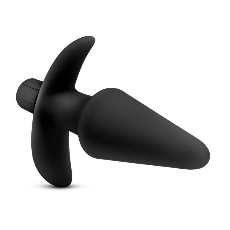 Anal Adventures Platinum Vibrating Plug - Black 12.7 cm (5) Vibrating Butt Plug-BL-10595