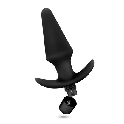 Anal Adventures Platinum Vibrating Plug - Black 12.7 cm (5) Vibrating Butt Plug-BL-10595