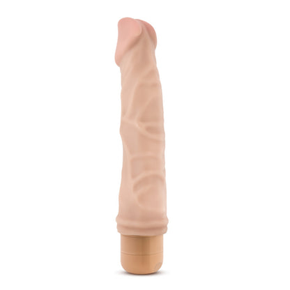 Dr. Skin Cock Vibe 6 - 8.5 Cock - Flesh 21.6 cm Vibrating Dong-BL-11313
